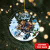 Detroit Lions Merry Christmas Ornament 2025