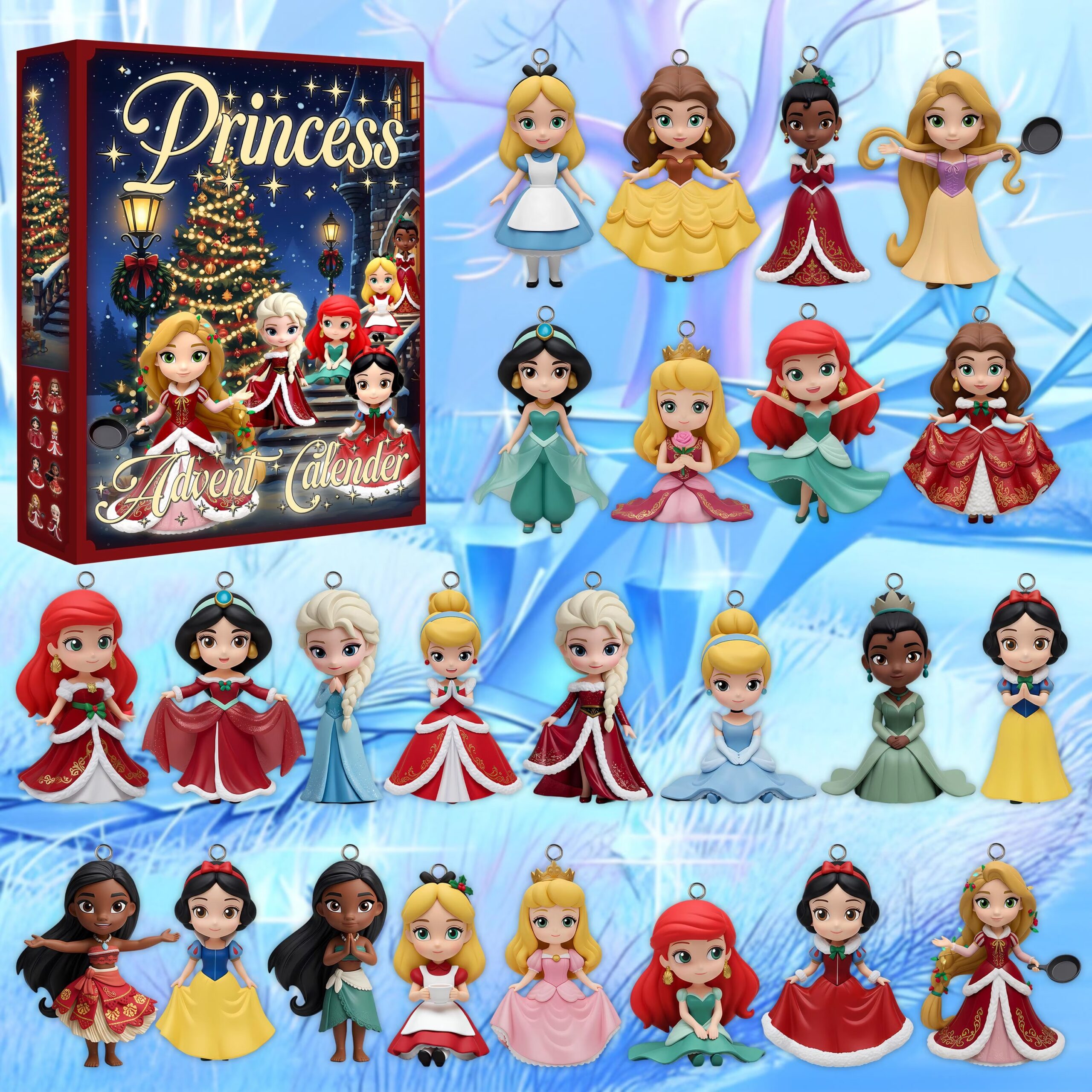 Disney-Princess-Advent-Calendar-Acrylic-Hanging-Decor-Box-Gift-Christmas-Countdown-Box-With-Mini-Princess-2D-Ornaments Disney Princess Advent Calendar Acrylic Hanging Decor Box Gift Christmas Countdown Box With Mini Princess 2D Ornaments