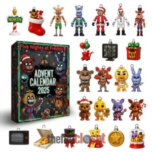 Five Nights at Freddy's Advent Calendar Acrylic Hanging Decor Box 2025
