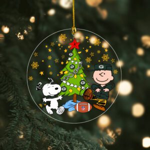 Green Bay Packers Merry Christmas Ornament 2025