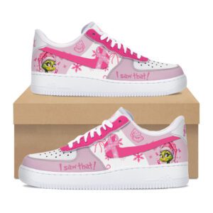 Grinchmas Air Force 1 Sneakers The Grinch Merry Christmas Gifts AF1 Limited Shoes LSM1002