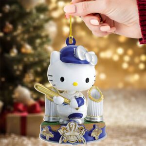 Hello Kitty x Los Angeles Dodgers Champions Custom Shape 2-sided Acrylic Ornament CHAMP1039