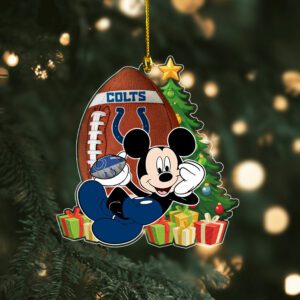 Indianapolis Colts Merry Christmas Ornament 2025