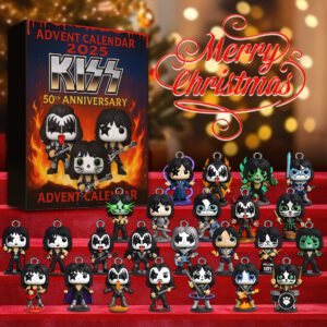 KISS Advent Calendar Acrylic Hanging Decor Box 2025 Trending Gift Holiday HCM1010