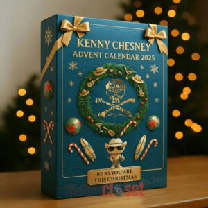 Kenny Chesney Be As You Are This Christmas Advent Calendar Acrylic Hanging Decor Box 2025