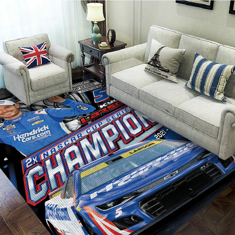 Kyle Larson 2025 NASCAR Cup Series Champion Rectangular Rug  KLCHAMP1006