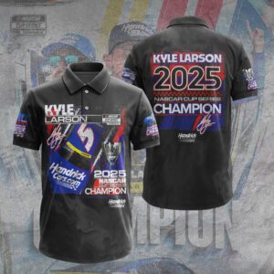 Kyle Larson 2025 NASCAR Cup Series Champion Unisex Performace Polo Shirt KLCHAMP1046