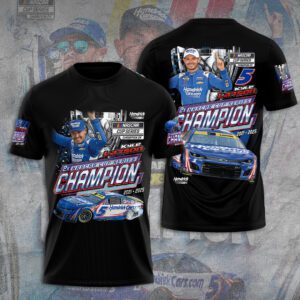 Kyle Larson 2025 NASCAR Cup Series Champion Unisex Performace T-Shirt KLCHAMP1032