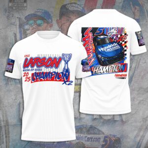 Kyle Larson 2025 NASCAR Cup Series Champion Unisex Performace T-Shirt KLCHAMP1034
