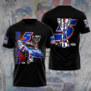 Kyle Larson 2025 NASCAR Cup Series Champion Unisex Performace T-Shirt KLCHAMP1035