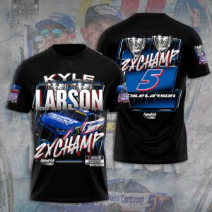Kyle Larson 2025 NASCAR Cup Series Champion Unisex Performace T-Shirt KLCHAMP1037