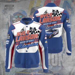 Kyle Larson 2025 NASCAR Cup Series Champion Varsity Jacket  KLCHAMP1002