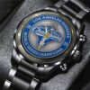 Los Angeles Dodgers 2025 World Series Champions Black Stainless Steel Watch CHAMP1079