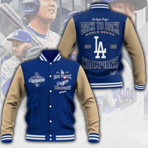 Los Angeles Dodgers 2025 World Series Champions Varsity Jacket CHAMP1012