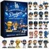 Los Angeles Dodgers Advent Calendar Acrylic Hanging Decor Box 2025