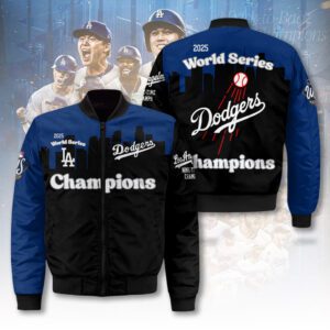 Los Angeles Dodgers World Series 2025 3D Bomber Jacket CHAMP1008