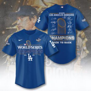 Los Angeles Dodgers World Series 2025 Baseball Jersey CHAMP1020
