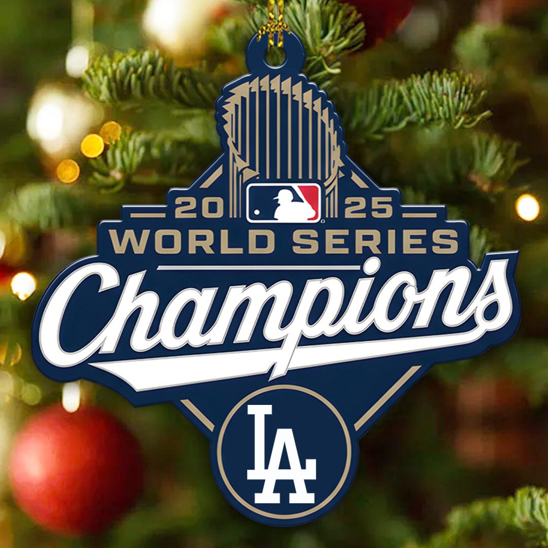 Los-Angeles-Dodgers-World-Series-2025-Custom-Shape-2-sided-Acrylic-Ornament-CHAMP1053-1
