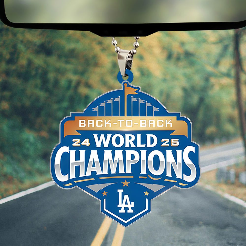 Los-Angeles-Dodgers-World-Series-2025-Custom-shape-2-sided-Acrylic-Car-Ornament-CHAMP1050 Los Angeles Dodgers World Series 2025 Custom shape 2-sided Acrylic Car Ornament CHAMP1050