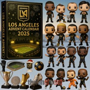 Los Angeles FC Advent Calendar Acrylic Hanging Decor Box 2025
