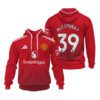 Manchester United Home Unisex Performance Hoodie 24/25 Season SCC1419