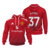Manchester United Home Unisex Performance Hoodie 24/25 Season SCC1425