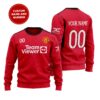Manchester United Home Wool Sweater 23/24 Season SCC1547