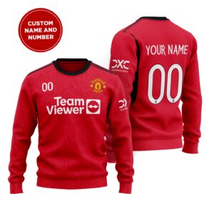 Manchester United Home Wool Sweater 23/24 Season SCC1547