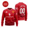 Manchester United Premier League 2024 Home Wool Sweater 23/24 Season SCC1427