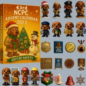 NCPC 43th Anniversary Advent Calendar Acrylic Hanging Decor Box 2025