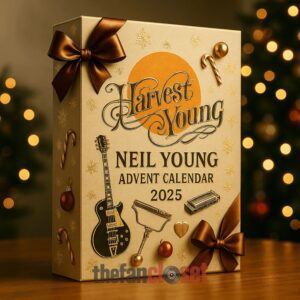Neil Young Harvest Christmas 2025 Advent Calendar Acrylic Hanging Decor Box