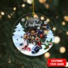 New England Patriots Merry Christmas Ornament 2025