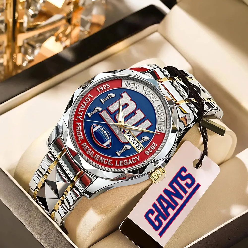 New York Giants 101st Anniversary Alloy Luxury Quartz Watch GIFT1000
