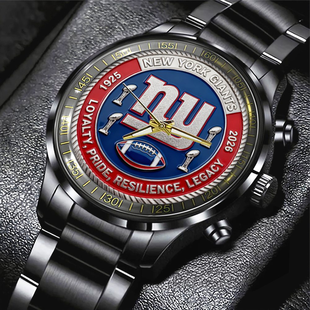 New-York-Giants-101st-Anniversary-Black-Stainless-Steel-Watch-GIFT1003-1