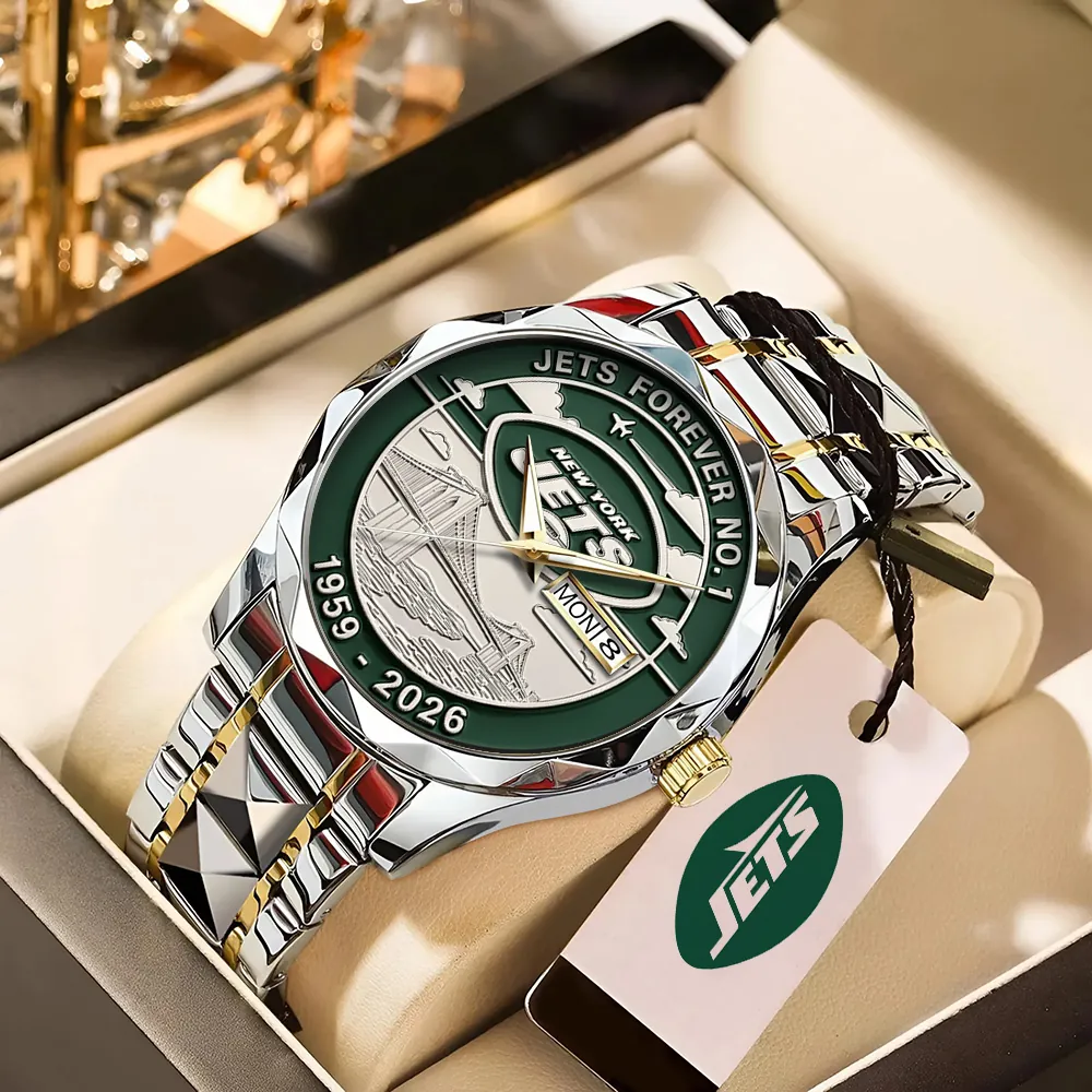 New York Jets 67th Anniversary Alloy Luxury Quartz Watch GIFT1008