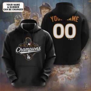Personalized Los Angeles Dodgers Unisex Performance Hoodie CHAMP1089