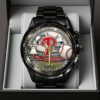 Philadelphia Phillies 142nd Anniversary Black Stainless Steel Watch GIFT1010