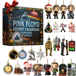 Pink Floyd Advent Calendar Acrylic Hanging Decor Box 2025