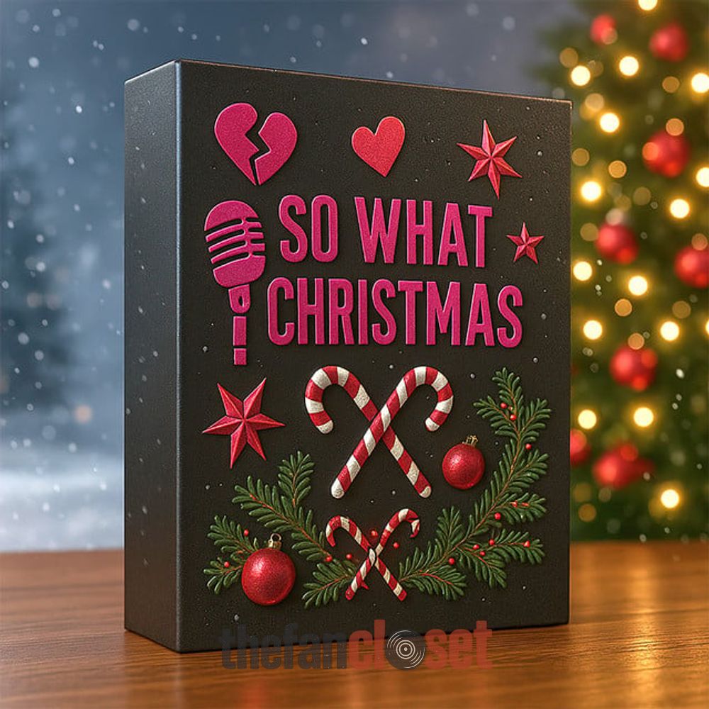 Pink So What Christmas Advent Calendar 2025 Pink So What Christmas Advent Calendar Acrylic Hanging Decor Box 2025