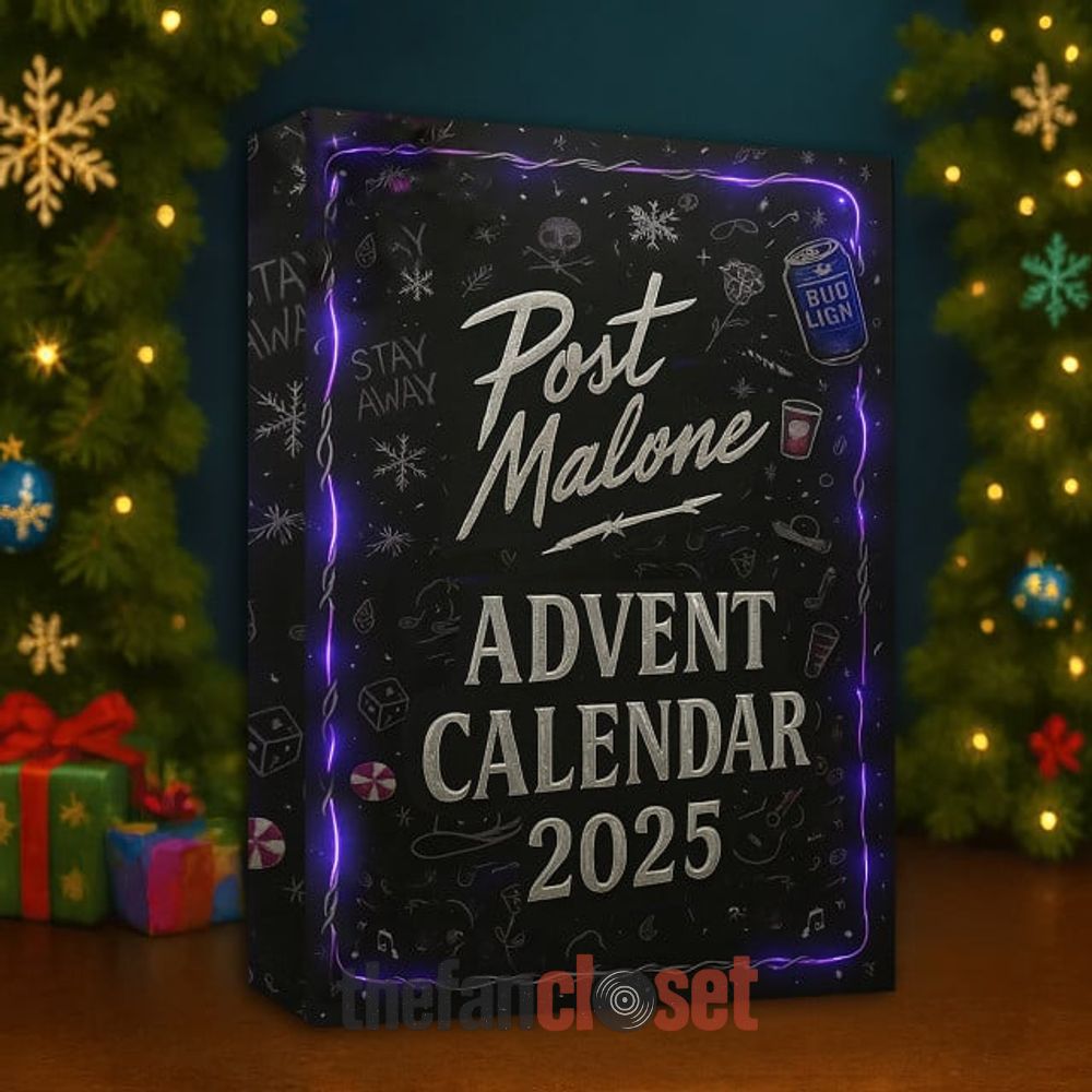 Post Malone Stay Away Advent Calendar 2025 Post Malone Stay Away Advent Calendar Acrylic Hanging Decor Box 2025