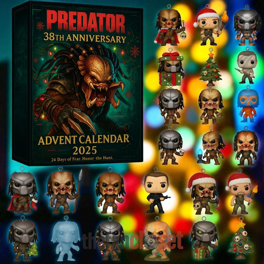 Predator 38th Anniversary Advent Calendar Predator 38th Anniversary Advent Calendar Acrylic Hanging Decor Box