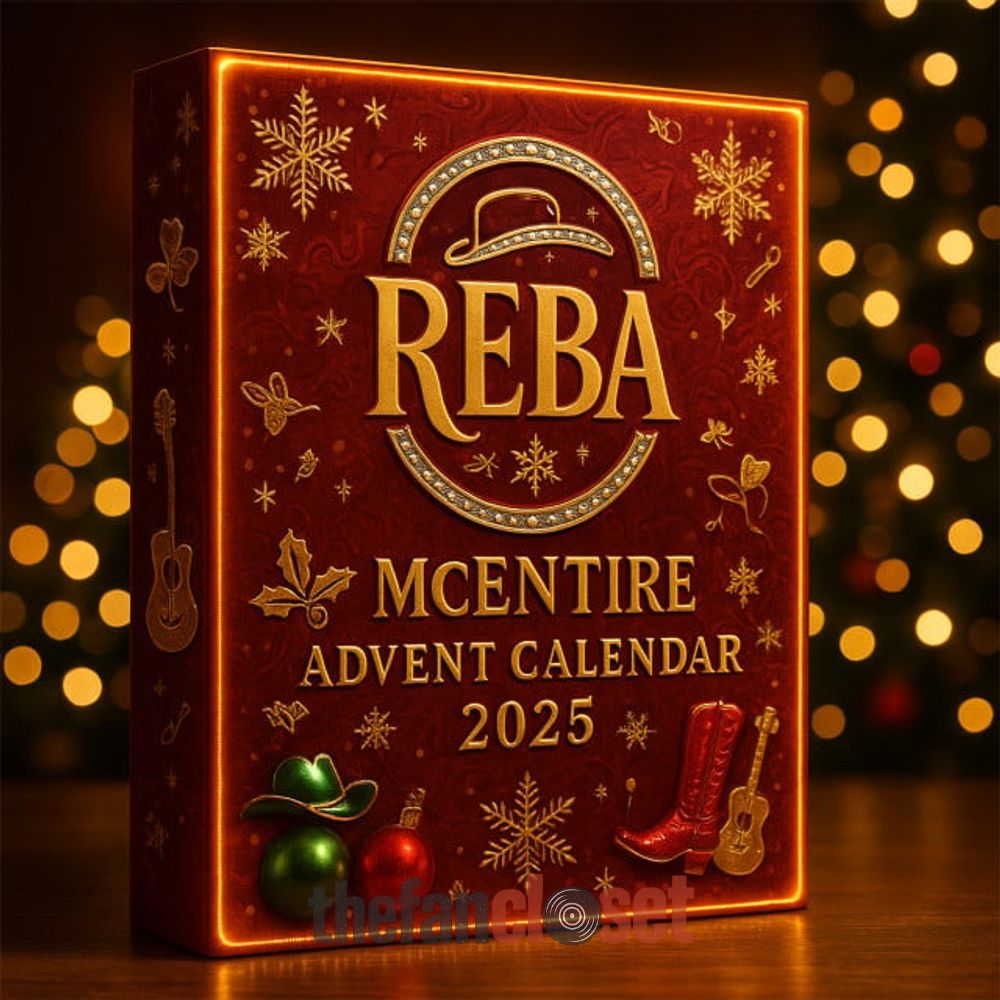 Reba McEntire Christmas 2025 Advent Calendar Reba McEntire Christmas 2025 Advent Calendar Acrylic Hanging Decor Box