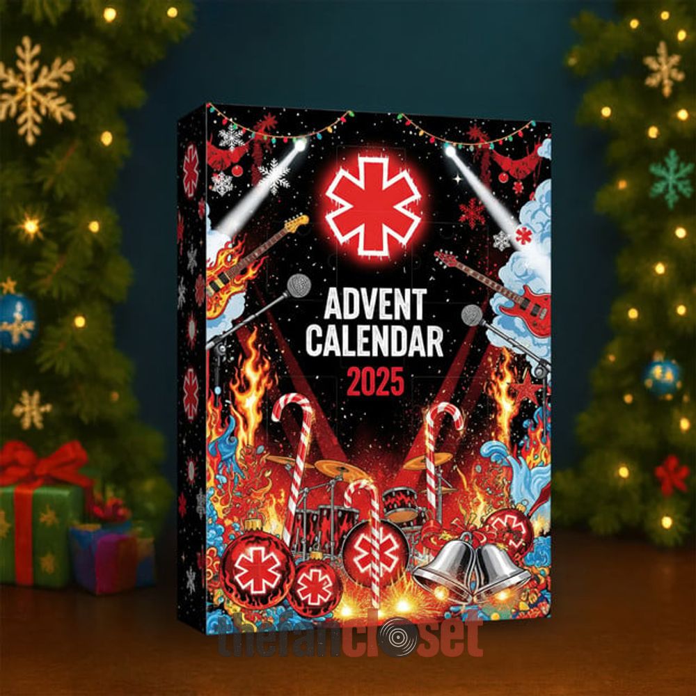 Red Hot Chili Peppers Limited Edition Advent Calendar 2025 Red Hot Chili Peppers Limited Edition Advent Calendar Acrylic Hanging Decor Box 2025