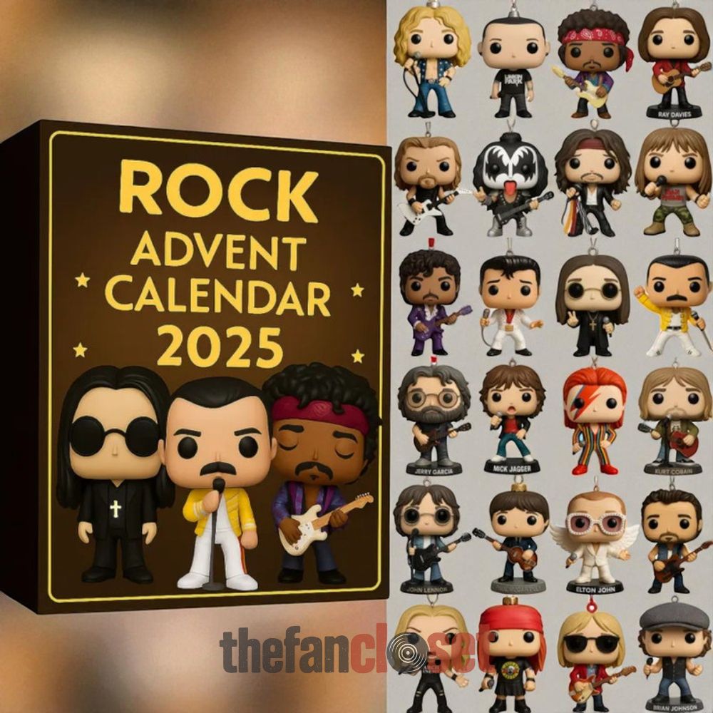 Rock Limited Edition Advent Calendar 2025 Rock Limited Edition Advent Calendar Acrylic Hanging Decor Box 2025