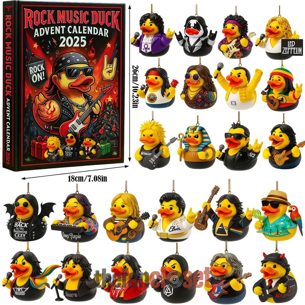 Rock Music Duck Advent Calendar 2025