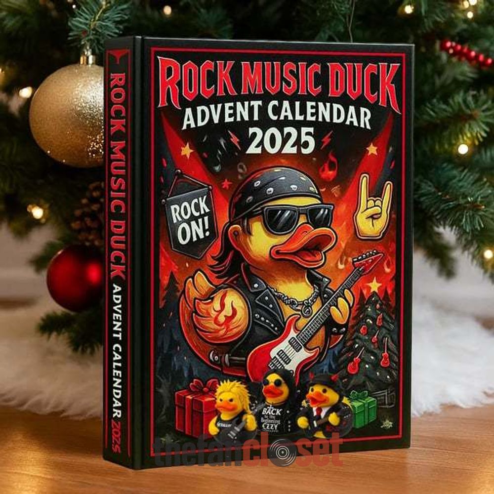 Rock Music Duck Advent Calendar 2025 Rock Music Duck Advent Calendar Acrylic Hanging Decor Box 2025