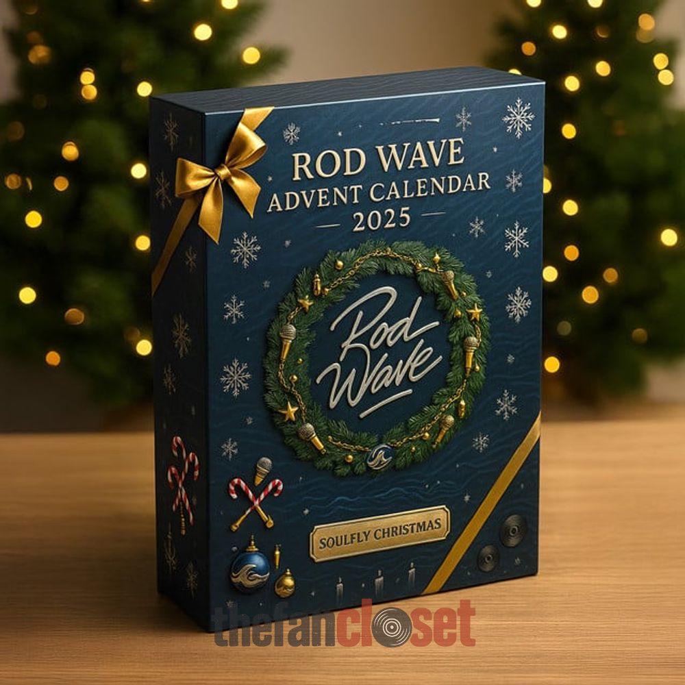 Rod Wave Soulfly Christmas Advent Calendar 2025 Rod Wave Soulfly Christmas Advent Calendar Acrylic Hanging Decor Box 2025