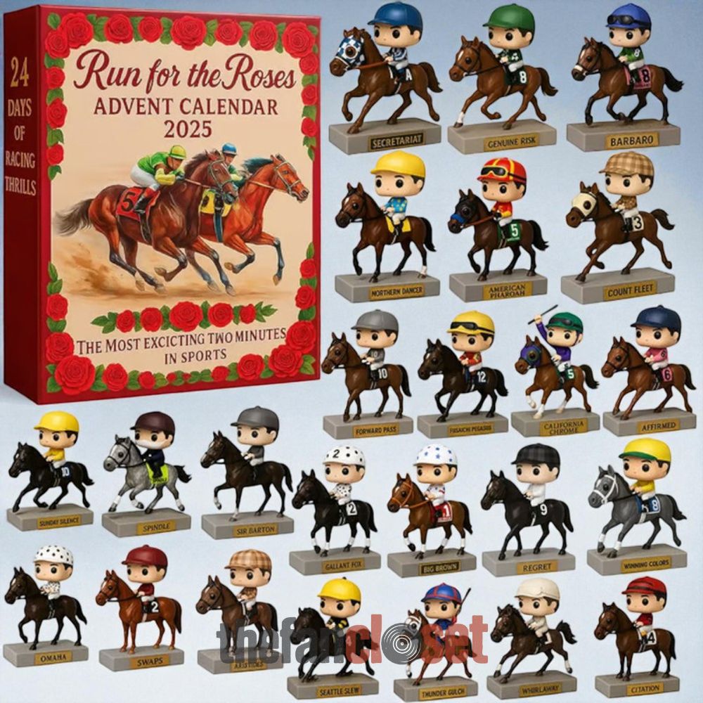 Run for the Roses Advent Calendar 2025 Run for the Roses Advent Calendar Acrylic Hanging Decor Box 2025