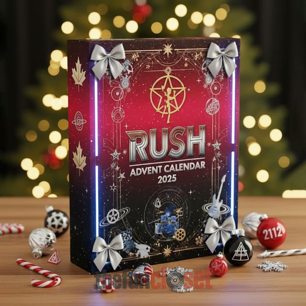 Rush Band Christmas 2025 Advent Calendar Rush Band Christmas 2025 Advent Calendar Acrylic Hanging Decor Box