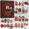 Rutgers Scarlet Knights 156th Anniversary Advent Calendar Acrylic Hanging Decor Box